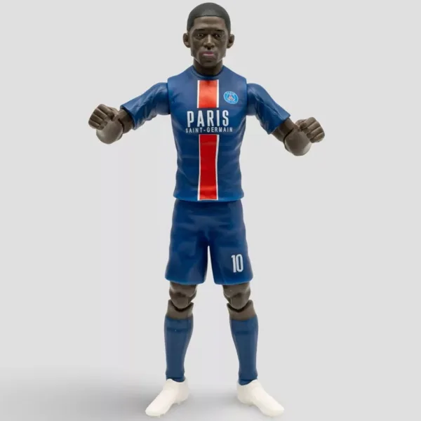 Figura d'azione calciatore, 20 cm - PSG, maglia numero 10 di Dembélé immagine 2