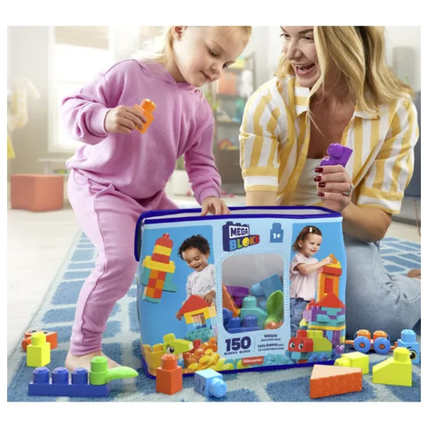Fisher Price: Set gigante di costruzioni da 150 pezzi - Mega Bloks immagine 3