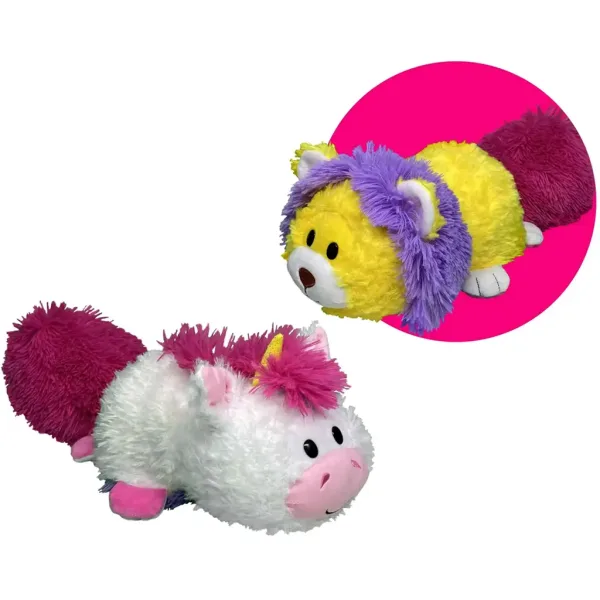 FlipaZoo: Peluche rovesciabile da 28 cm da leone a unicorno immagine 1