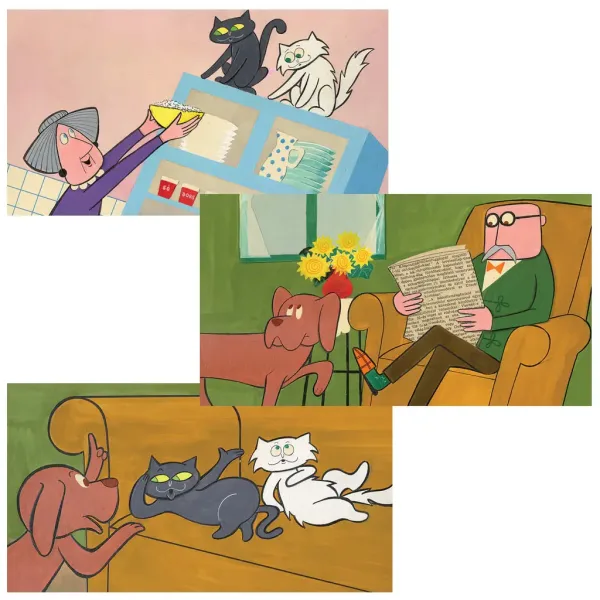 Frack e i gatti pigri diafilm immagine 2