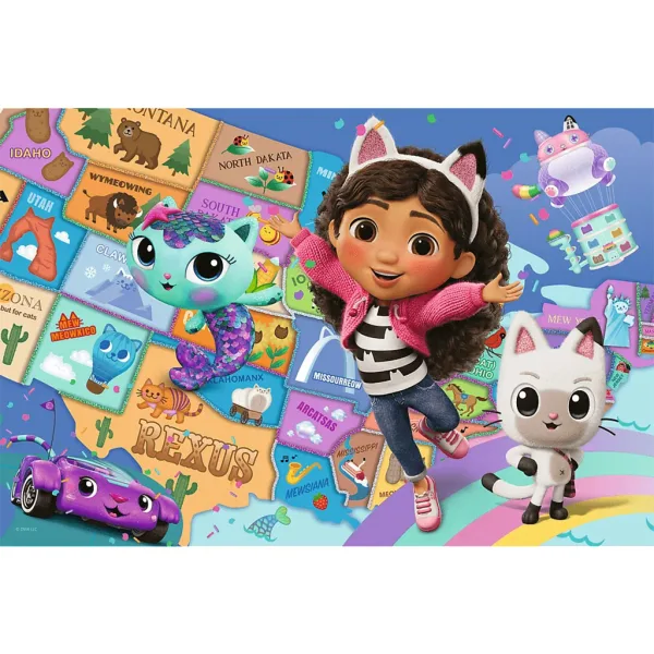 Gabi casa delle bambole Il film puzzle da 100 pezzi - Trefl immagine 2
