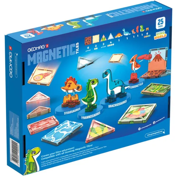 Geomag: Piastrelle Magnetiche Dino mondo immagine 3