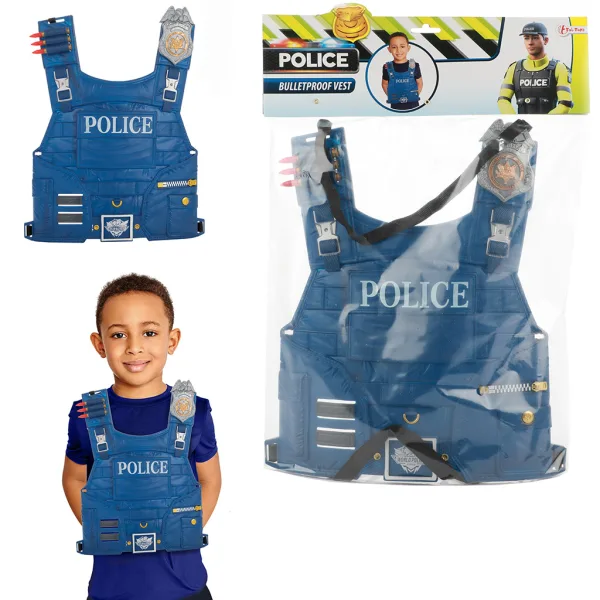 Gilet tattico della polizia per bambini immagine 2