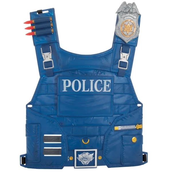 Gilet tattico della polizia per bambini immagine 3