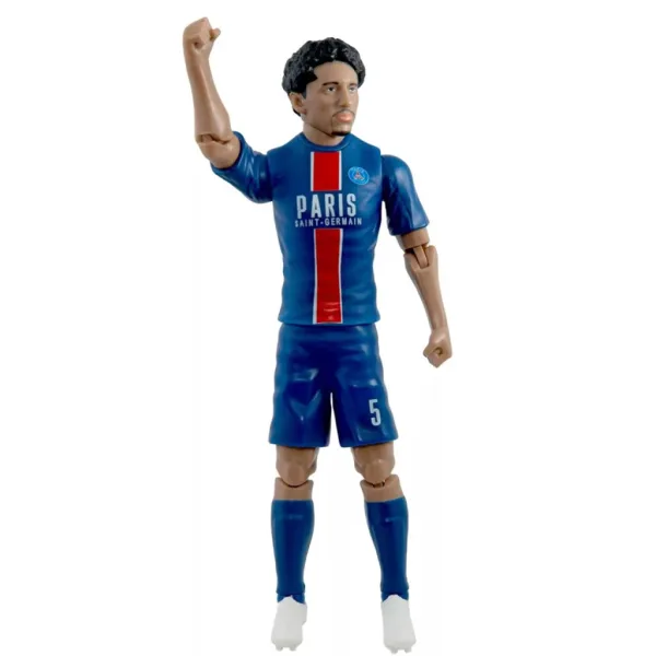Giocatore di calcio action figure, 20 cm - PSG, Marquinhos con maglia numero 5 immagine 2