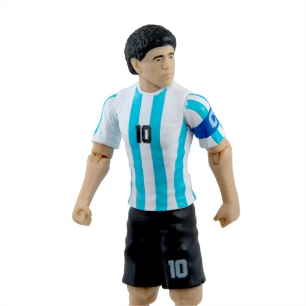 Giocatore di calcio azione figura, 20cm - Argentina Maradona con maglia numero 10 immagine 2
