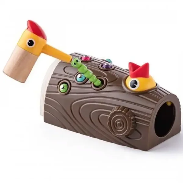 Gioco da tavolo di abilità con picchio magnetico - Woodyland immagine 2