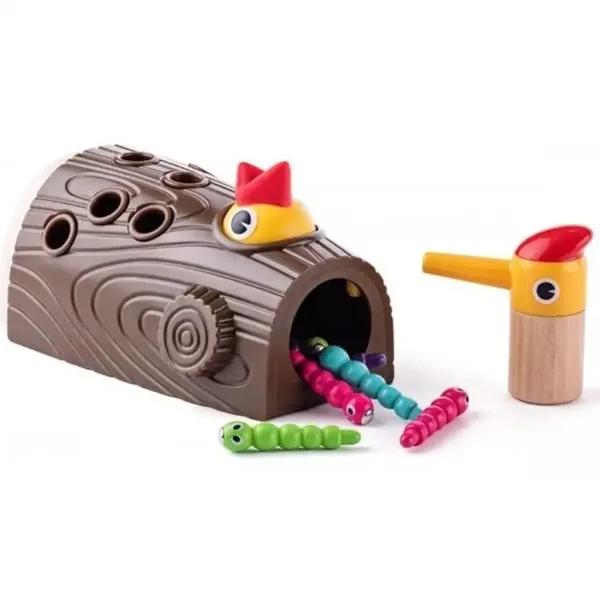 Gioco da tavolo di abilità con picchio magnetico - Woodyland immagine 4