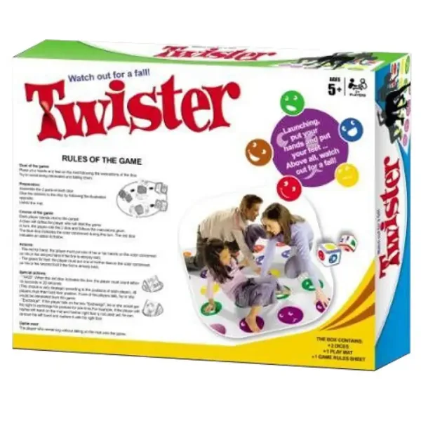 Gioco di abilità Twister con dado immagine 2
