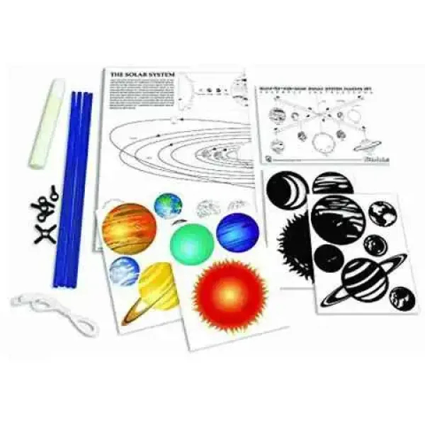 Gioco scientifico per creare un sistema solare mobile fosforescente immagine 2