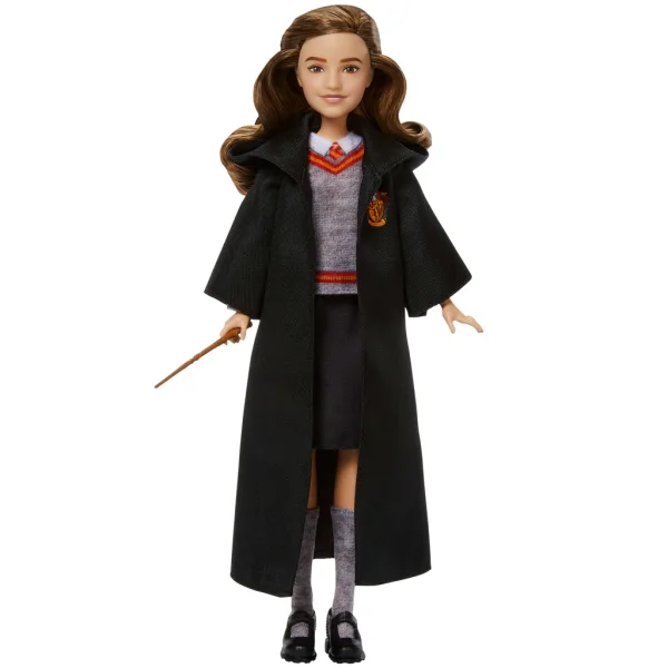 Harry Potter: Bambola Hermione Granger con mantello e bacchetta magica - Mattel immagine 2