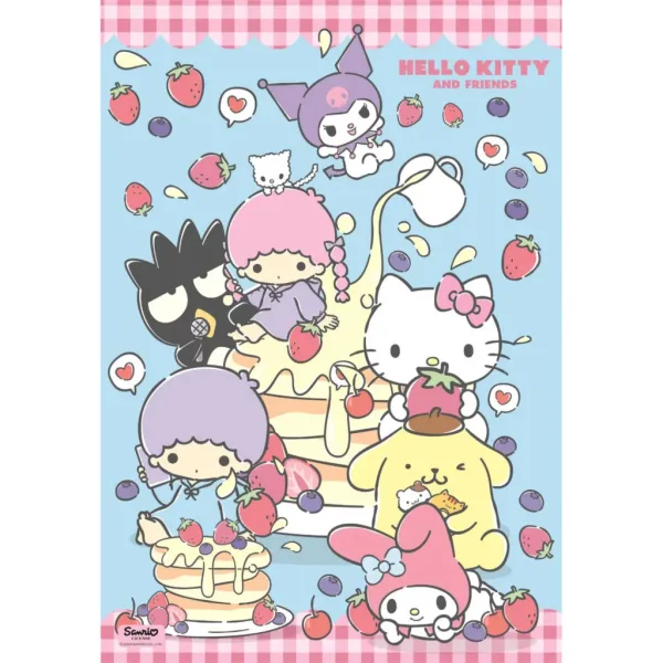 Hello Kitty e amici Delizie dolci 1000 pezzi puzzle – Clementoni immagine 2