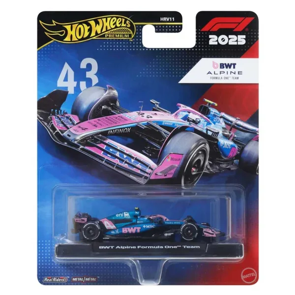 Hot Wheels: Auto da corsa Formula-1 Alpine - #43 Franco Colapinto - Mattel immagine 1