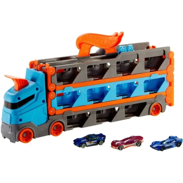 Hot Wheels: Camion di trasporto Ultimate 2 in 1 - Mattel immagine 2