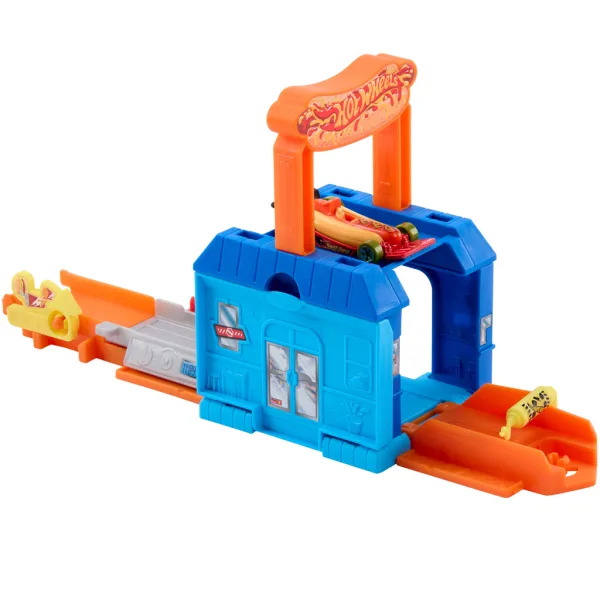 Hot Wheels: City Dine & Go ristorante per auto set di pista base – Mattel immagine 5