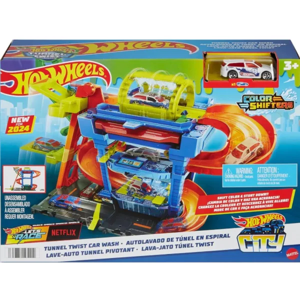 Hot Wheels City: Lavaggio auto con auto che cambia colore - Mattel immagine 1