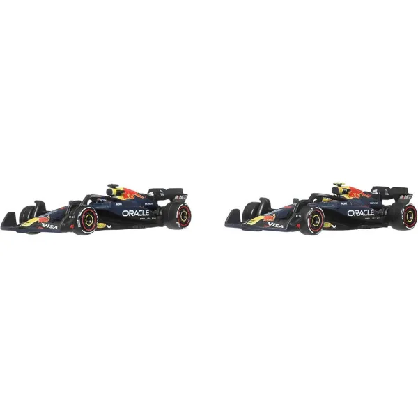 Hot Wheels F1 Macchinina 2-in-1 - Red Bull: Verstappen + Tsunoda - Mattel immagine 2