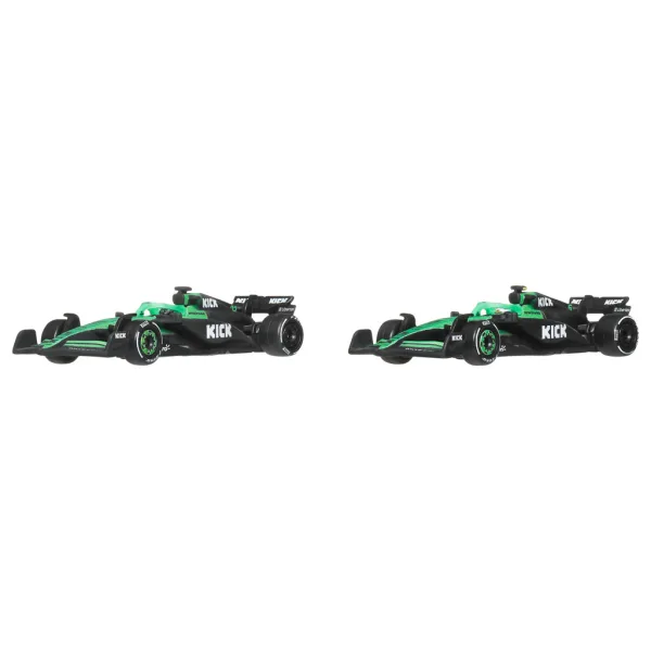 Hot Wheels F1 Macchinina 2-pack - Sauber: Hulkenberg + Bortoleto - Mattel immagine 2