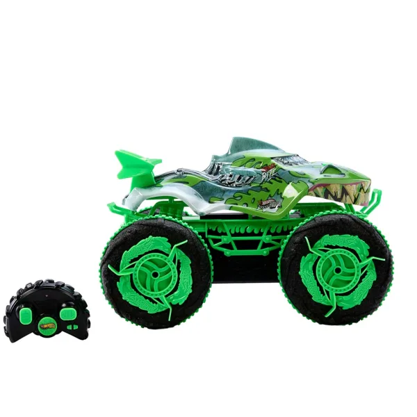 Hot Wheels Monster Trucks Radiocomandato Amphibious Great Bite 1/15 - Mattel immagine 6