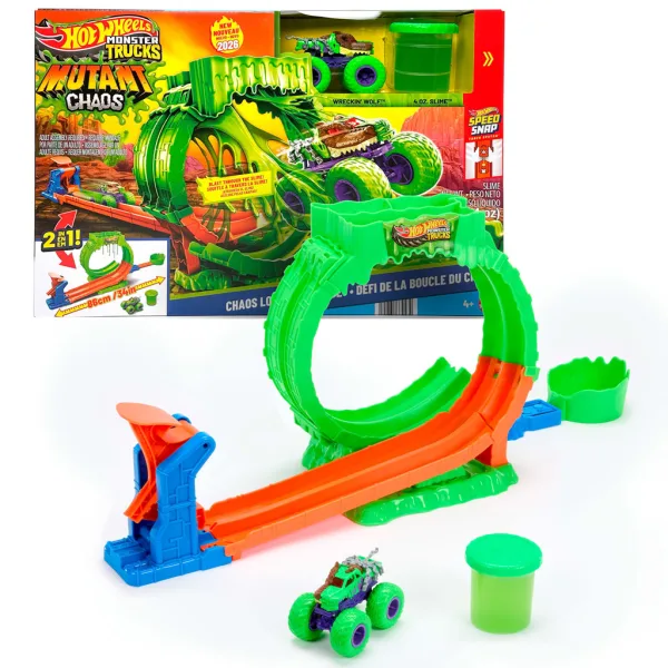 Hot Wheels Monster Trucks Slimehurok pista – Mattel immagine 2
