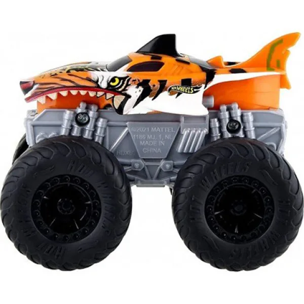 Hot Wheels Monster Trucks Tiger Shark veicolo con luci e suoni 1/43 - Mattel immagine 2