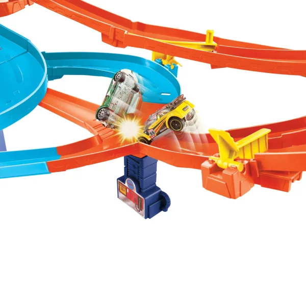 Hot Wheels: Set di pista Super Spirale con 5 macchinine - Mattel immagine 3