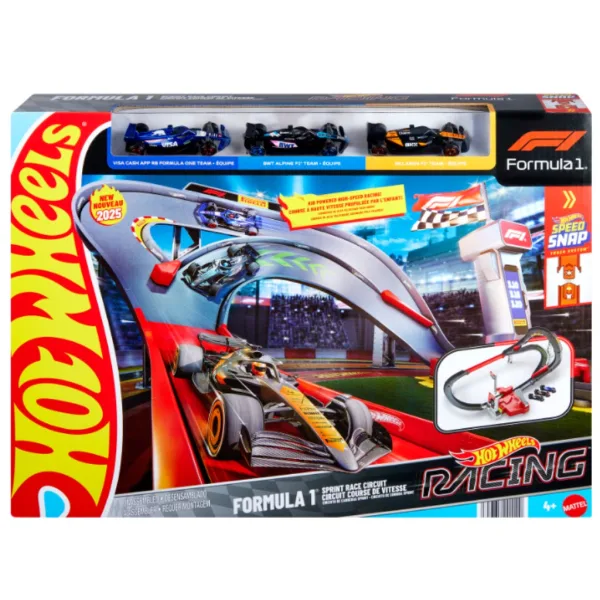 Hot Wheels: Set pista da corsa sprint Formula 1 - Mattel immagine 1