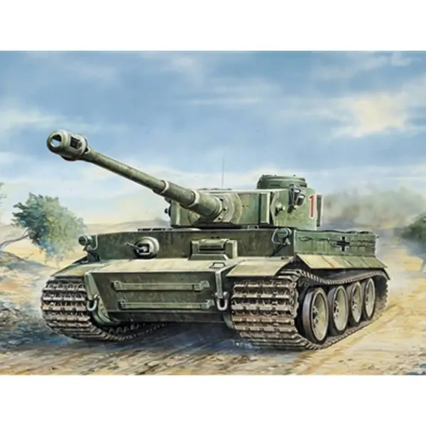 Italeri: modellino del carro armato Pz.Kpfw. VI Tiger in scala 1/35 immagine 7