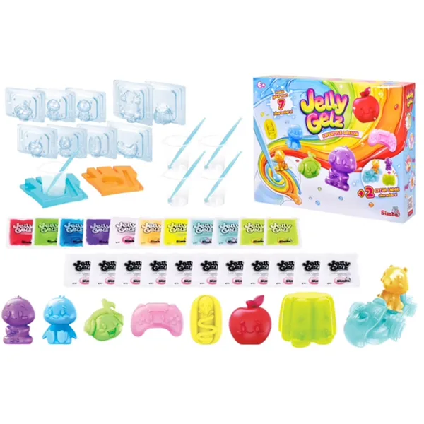 Jelly Gelz Lifestyle Deluxe set di creazione di figure in gel creativo - Simba Toys immagine 2