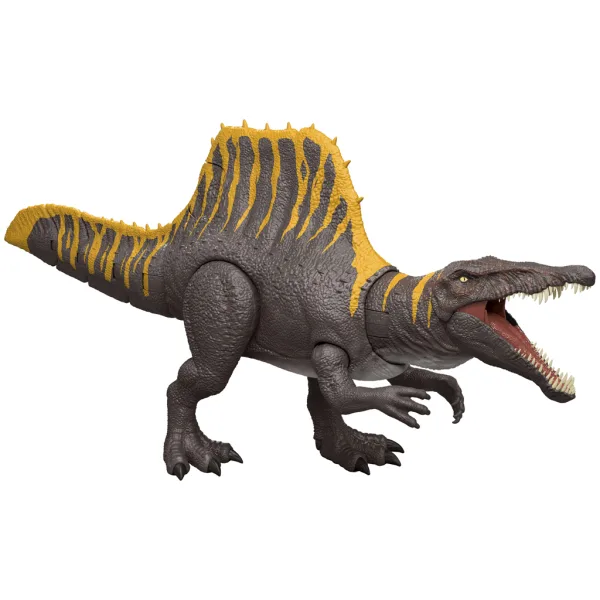Jurassic World: Rinascita Tail Thrasher Spinosaurus figura di dinosauro colossale - Mattel immagine 3
