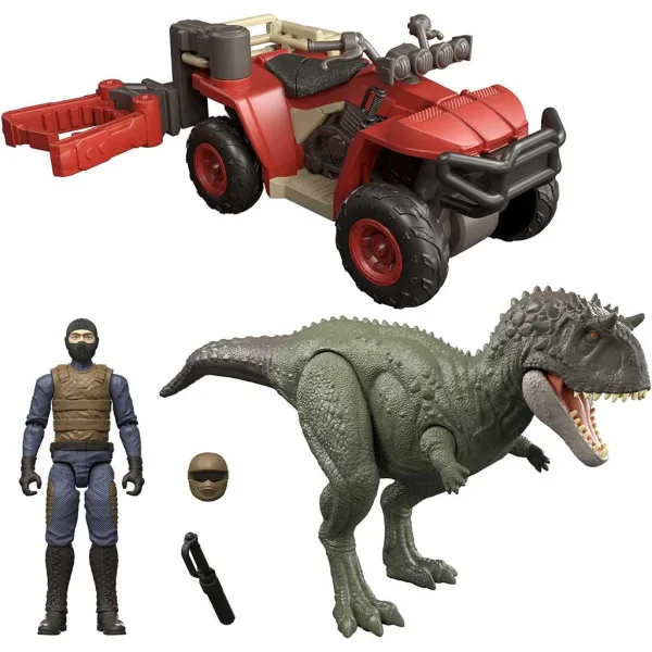Jurassic World: Set di gioco Quad per catturare dinosauri - Mattel immagine 2