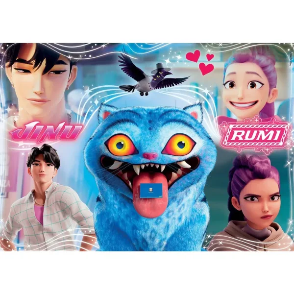 K-Pop cacciatori di demoni Derpy e amici puzzle SuperColor da 104 pezzi – Clementoni immagine 2
