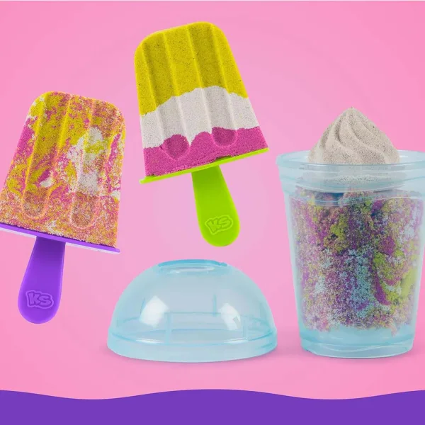 Kinetic Sand: Frullatore per smoothie 396g con sabbia modellabile - Spin Master immagine 4