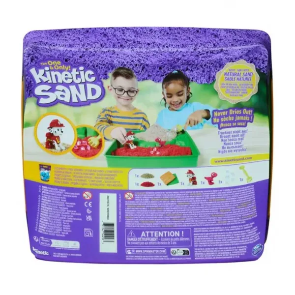 Kinetic Sand: Paw Patrol Marshall set di gioco in sabbia modellabile - Spin Master immagine 4