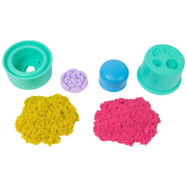 Kinetic Sand: Squish Blossom set di sabbia magica – Spin Master immagine 2
