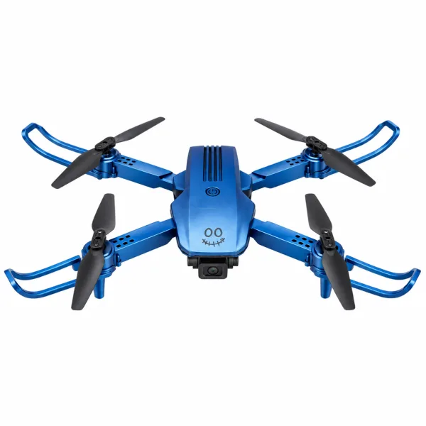 KOO: Kotaro 079 drone pieghevole blu con doppia camera e illuminazione LED immagine 2