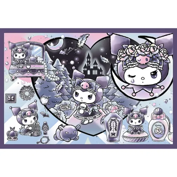 Kuromi avventure magiche puzzle 2x200 pezzi - Trefl immagine 2