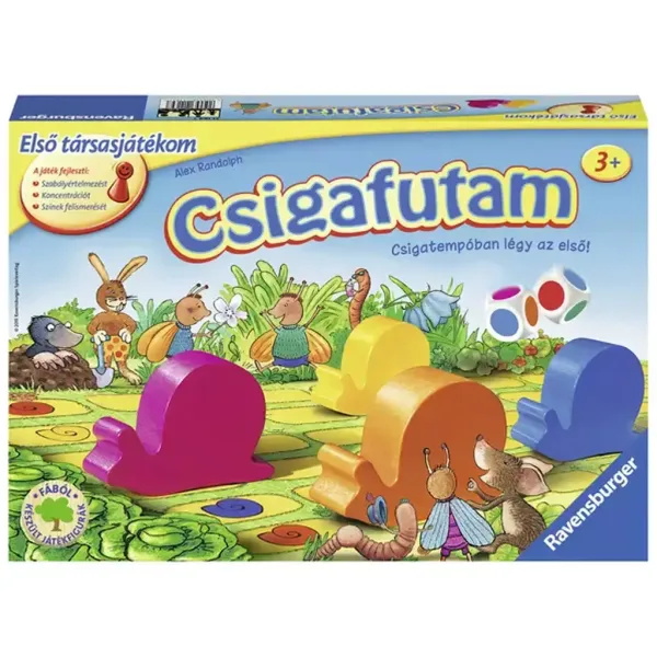 Il mio primo gioco da tavolo Corsa delle Lumache - Ravensburger immagine 1