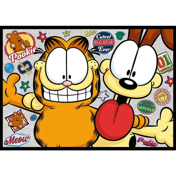 Le avventure di Garfield puzzle 4x250 pezzi - Trefl immagine 3