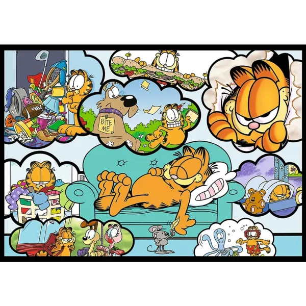 Le avventure di Garfield puzzle 4x250 pezzi - Trefl immagine 4