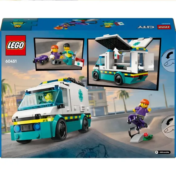 LEGO® City: Ambulanza di emergenza (60451) immagine 5