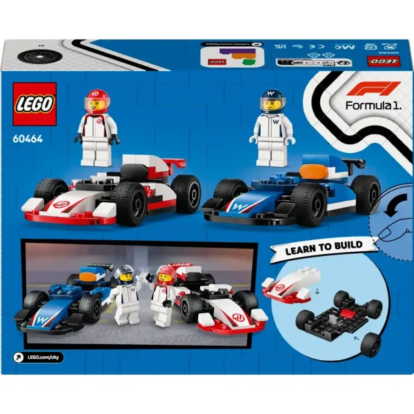 LEGO® City: auto da corsa Williams Racing e Haas F1® (60464) immagine 5