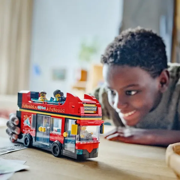 LEGO® City: Autobus turistico a due piani rosso (60407) immagine 4