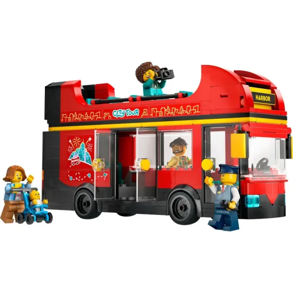 LEGO® City: Autobus turistico a due piani rosso (60407) immagine 6