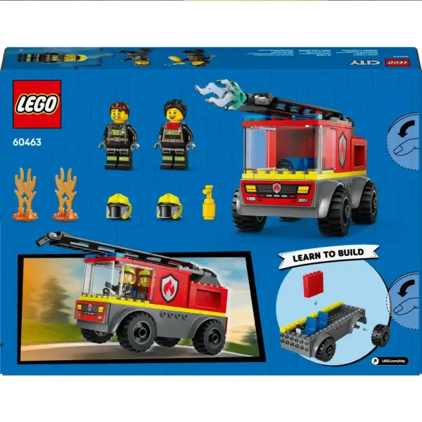 LEGO® City: Camion dei pompieri con scala (60463) immagine 5