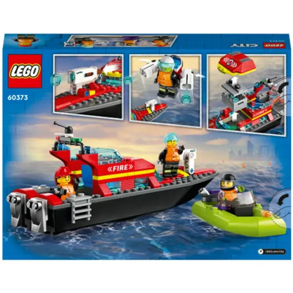 LEGO® City: Barca dei pompieri (60373) immagine 2