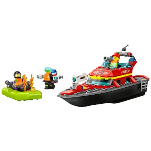 LEGO® City: Barca dei pompieri (60373) immagine 3
