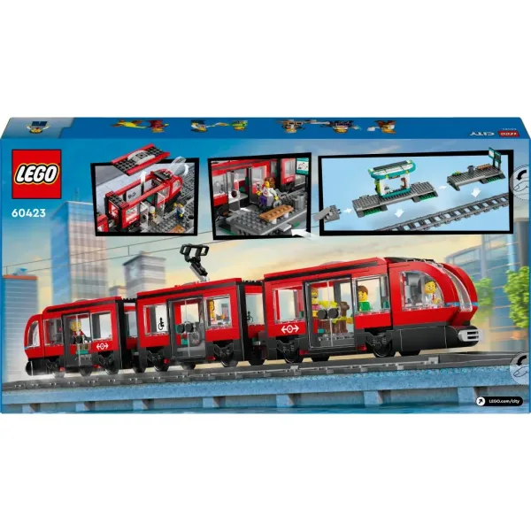 LEGO® City: Tram e fermata del centro (60423) immagine 8