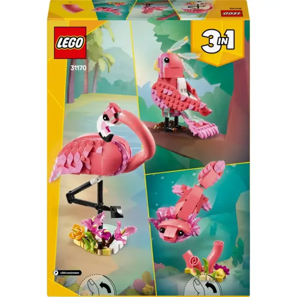 LEGO® Creator: Animali selvatici: Fenicottero rosa (31170) immagine 2