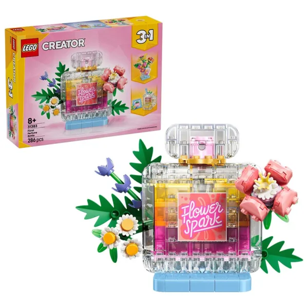 LEGO® Creator: Bottiglia di profumo e decorazione floreale (31383) immagine 1